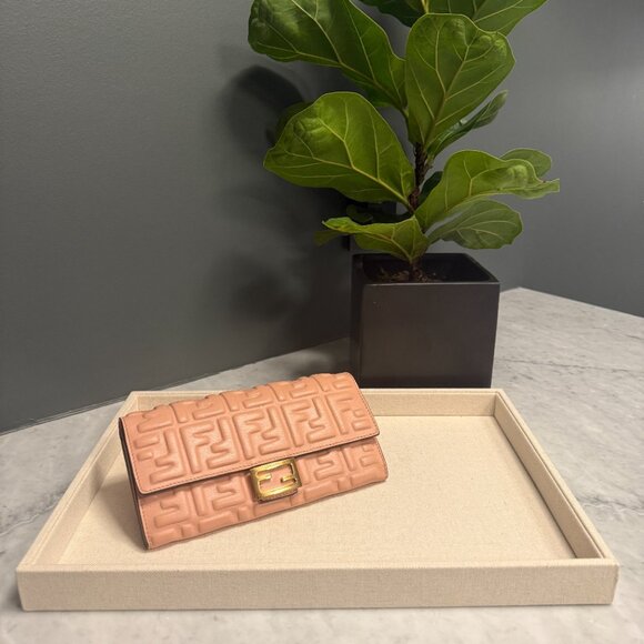 Fendi Baguette Continental FF Nappa Leather Wallet - Picture 3 of 16